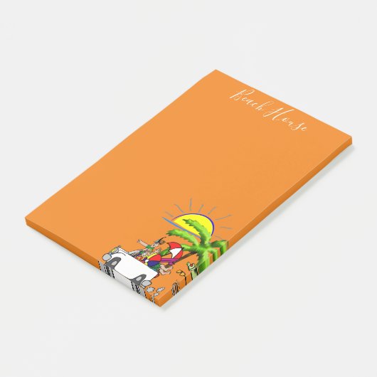 Beach House Post-it Klebezettel (angewinkelt)