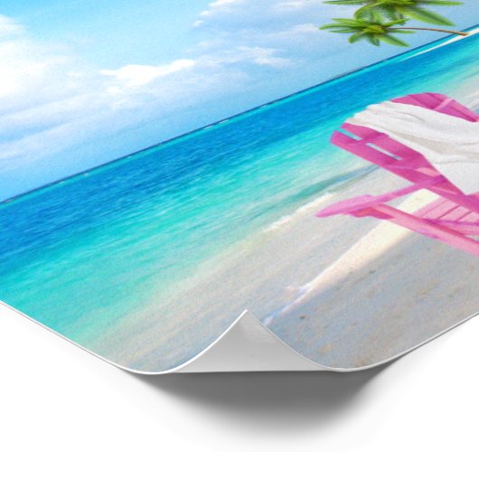 Beach House Poster (Ecke)