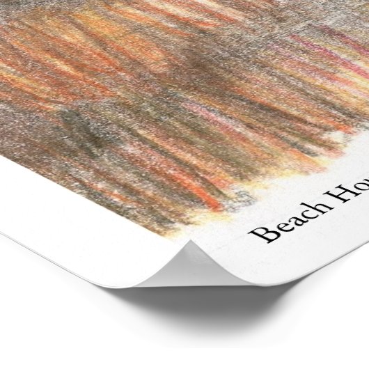 Beach House Poster (Ecke)