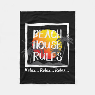 Beach House regelt Sommerurlaub T Shirt Geschenk f Fleecedecke