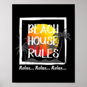 Beach House regelt Sommerurlaub T Shirt Geschenk f Poster