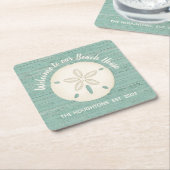 Beach House Sand Dollar Paper Untersetzer (angewinkelt)