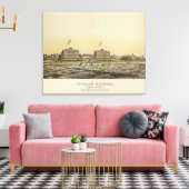 Beach House, Sea Girt, Monmouth Co, NJ Leinwanddruck (Insitu (Wohnzimmer))