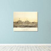 Beach House, Sea Girt, Monmouth Co, NJ Leinwanddruck (Insitu (Holzboden))