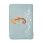 Beach House Seepferd Medium Bath Mat Badematte (Vorderseite Vertikal)