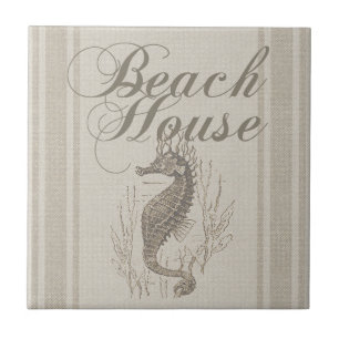 Beach House Seepferd Seashore Fliese