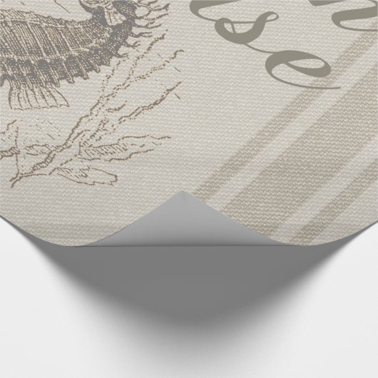 Beach House Seepferd Seashore Geschenkpapier (Ecke)