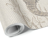 Beach House Seepferd Seashore Geschenkpapier (Rolleneckpunkt)