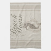 Beach House Seepferd Seashore Geschirrtuch (Vertikal)