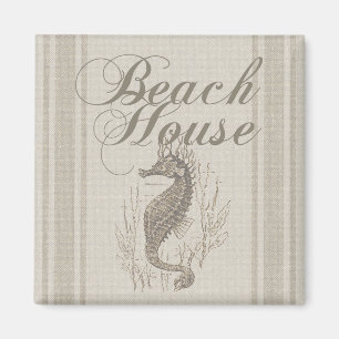 Beach House Seepferd Seashore Magnet