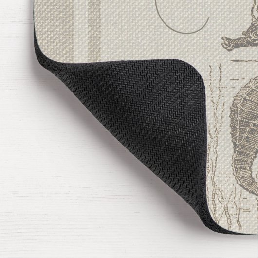 Beach House Seepferd Seashore Mousepad (Ecke)