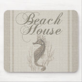 Beach House Seepferd Seashore Mousepad (Vorne)