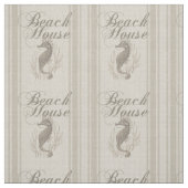 Beach House Seepferd Seashore Stoff (Muster)