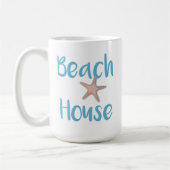 Beach House Starfish Kaffeetasse (Links)