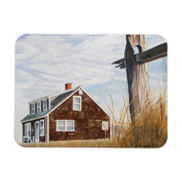 Beach House Sunrise Flexible Magnet