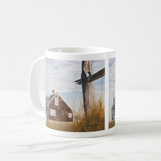 Beach House Sunrise Kaffeetasse (Vorderseite Links)