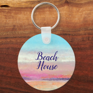 Beach House Sunset Key Kette Schlüsselanhänger