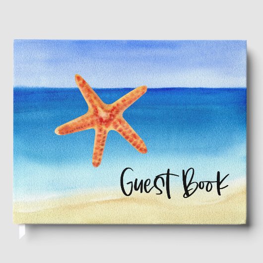 Beach House Urlaub im Hintergrund Gästebuch (Vorderseite)