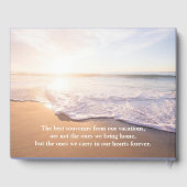 Beach House Vacation Rental Guestbook Notebook Gästebuch (Rückseite)