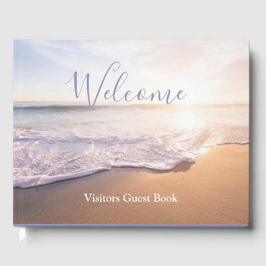 Beach House Vacation Rental Guestbook Notebook Gästebuch (Vorderseite)