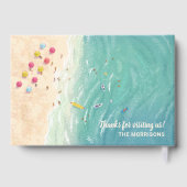 Beach House Vacation Rental Ocean Sea Zuhause Cust Gästebuch (Rückseite)