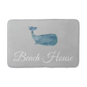 Beach House Whale Medium Bath Mat Badematte (Vorderseite)
