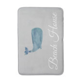 Beach House Whale Medium Bath Mat Badematte (Vorderseite Vertikal)