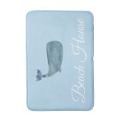 Beach House Whale Medium Bath Mat Badematte (Vorderseite Vertikal)