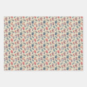 Beach Hut Pattern Geschenkpapier Set (Vorderseite 3)