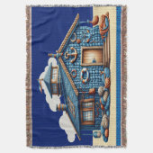 Beach Hut STRICK IMAGE Decke (Vorderseite Vertikal)