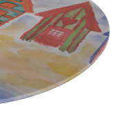 Beach Huts Chopping Board Schneidebrett (Ecke)