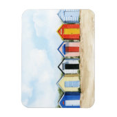 Beach Huts I Magnet (Vertikal)
