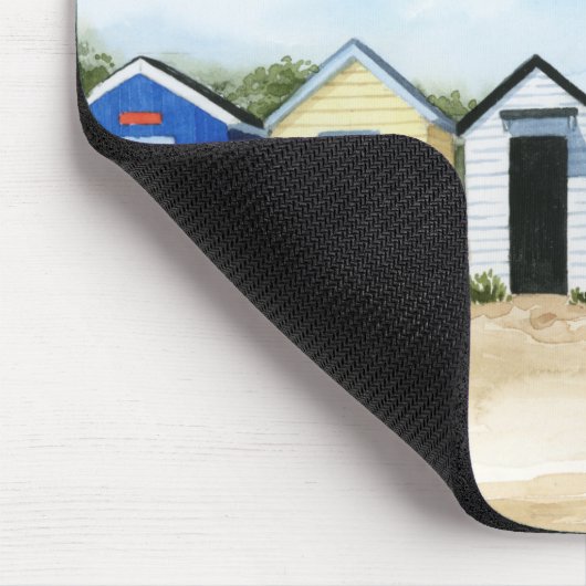 Beach Huts I Mousepad (Ecke)