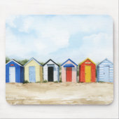 Beach Huts I Mousepad (Vorne)