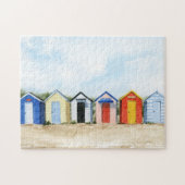 Beach Huts I Puzzle (Horizontal)