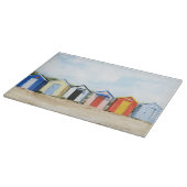 Beach Huts I Schneidebrett (Ecke)