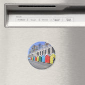 Beach Huts in Bournemouth Magnet (In Situ (Geschirrspüler))