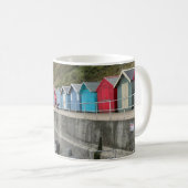 Beach Huts in Sheringham Norfolk Kaffeetasse (VorderseiteRechts)