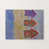 Beach Huts Jigsaw Puzzle (Horizontal)