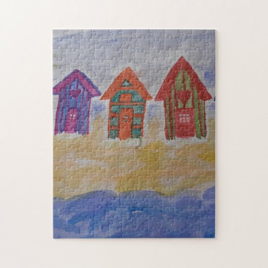 Beach Huts Jigsaw Puzzle (Vertikal)