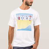 Beach Huts Mens Active T-Shirt (Vorderseite)