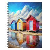Beach Huts Notizblock (Vorderseite)