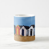 Beach Huts Southwold England Kaffeetasse (Mittel)