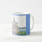 Beach Hütte Blue 11oz Tasse (VorderseiteRechts)