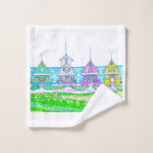 Beach Hütte Bright WashCloth