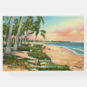 Beach Hütte House Gästebuch (Rückseite)