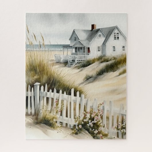 Beach Hütte Jigsaw Puzzle (Vertikal)