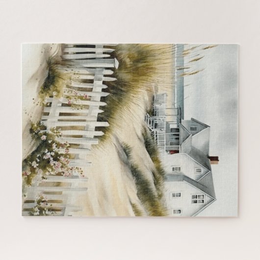 Beach Hütte Jigsaw Puzzle (Horizontal)