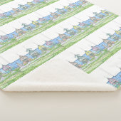 Beach Hütte Sherpa Blanket Sherpadecke (3/4)