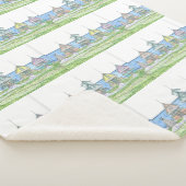 Beach Hütte Sherpa Blanket Sherpadecke (3/4)